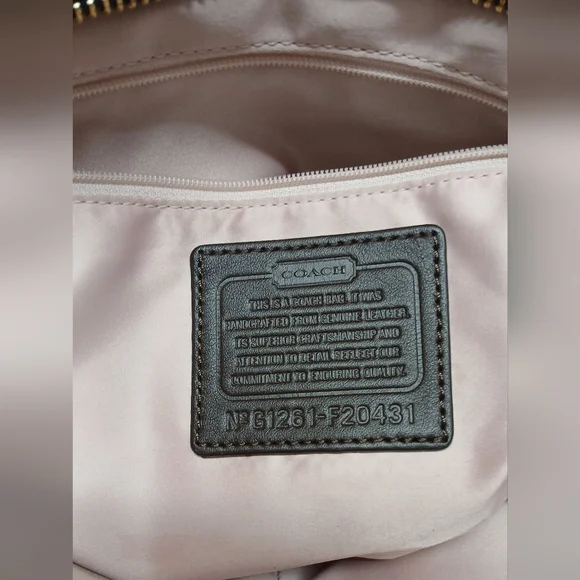 Coach Brown Leather Tote Bag - Picture 7 of 12